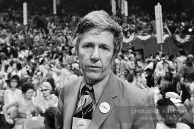 D_C_02-14 001 Michael Harrington, Democratic Convention. New York City, 1976.photo:Bob Adelman©Bob Adelman Estate