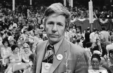 D_C_02-15 001 Michael Harrington, Democratic Convention. New York City, 1976.photo:Bob Adelman©Bob Adelman Estate