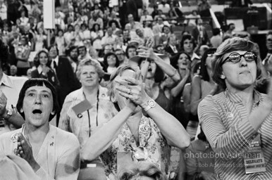D_C_09-13 001 Democratic Convention. New York City, 1976.photo:Bob Adelman©Bob Adelman Estate