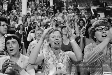 D_C_09-14 001 Democratic Convention. New York City, 1976.photo:Bob Adelman©Bob Adelman Estate