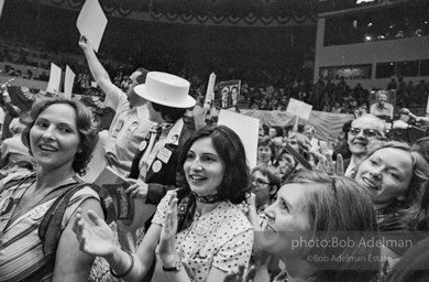D_C_10-25 001 Democratic Convention. New York City, 1976.photo:Bob Adelman©Bob Adelman Estate