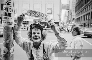 D_C_19-17 001 Democratic Convention. New York City, 1976.photo:Bob Adelman©Bob Adelman Estate