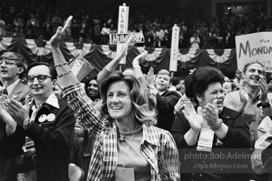 D_C_24-09a 001 Democratic Convention. New York City, 1976.photo:Bob Adelman©Bob Adelman Estate