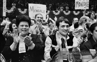 D_C_24-11a 001 Democratic Convention. New York City, 1976.photo:Bob Adelman©Bob Adelman Estate