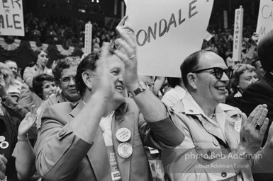 D_C_24-13a 001 Democratic Convention. New York City, 1976.photo:Bob Adelman©Bob Adelman Estate