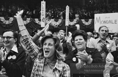 D_C_24-18a 001 Democratic Convention. New York City, 1976.photo:Bob Adelman©Bob Adelman Estate