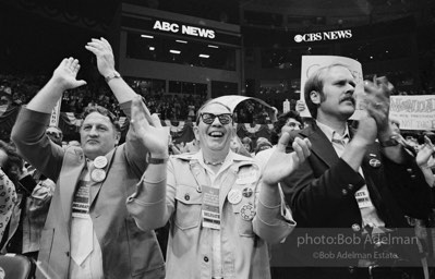 D_C_25-24 001 Democratic Convention. New York City, 1976.photo:Bob Adelman©Bob Adelman Estate