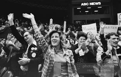 D_C_25-35 001 Democratic Convention. New York City, 1976.photo:Bob Adelman©Bob Adelman Estate