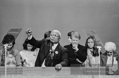 D_C_29-23 001 Democratic Convention. New York City, 1976.photo:Bob Adelman©Bob Adelman Estate