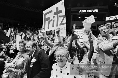 D_C_40-18a 001 Democratic Convention. New York City, 1976.photo:Bob Adelman©Bob Adelman Estate