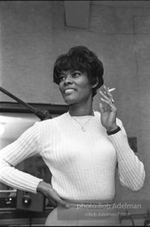 Dionne Warwick at rehearsal for her performance at the Washington Coliseum..1966. photo:Bob Adelman©Bob Adelman Estate