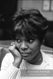 Dionne Warwick at rehearsal for her performance at the Washington Coliseum..1966. photo:Bob Adelman©Bob Adelman Estate