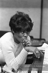 Dionne Warwick at rehearsal for her performance at the Washington Coliseum..1966. photo:Bob Adelman©Bob Adelman Estate