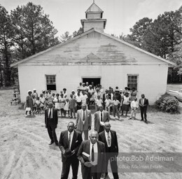Baptist Church. Camden, 1970. photo:©Bob Adelman, from the book DOWN HOME by Bob Adelman and Susan Hall.
