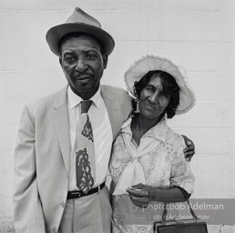Mr. and Mrs. Elmore Covington. Camden, 1970. photo:©Bob Adelman, from the book DOWN HOME by Bob Adelman and Susan Hall.
