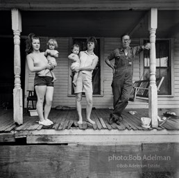 The McCoy family, 1970. photo:©Bob Adelman, from the book DOWN HOME by Bob Adelman and Susan Hall.