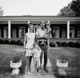 Mr. and Mrs. Peyton Buford, Jr. and their children. Camden, 1970. photo:©Bob Adelman, from the book DOWN HOME by Bob Adelman and Susan Hall.