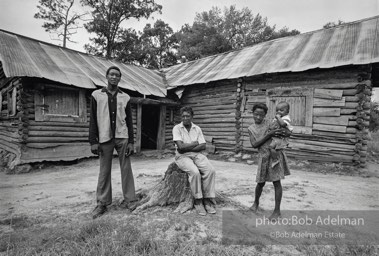 Mrs. Mose Boykin and her children. Camden, 1970. photo:©Bob Adelman, from the book DOWN HOME by Bob Adelman and Susan Hall.