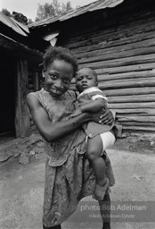 Josephine Boykin and her nephew. Camden, 1970. photo:©Bob Adelman, from the book DOWN HOME by Bob Adelman and Susan Hall.