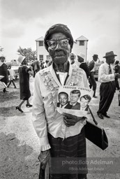 A funeral at the Dixie Grove Baptist Church. Catherine, 1970. photo:©Bob Adelman, from the book DOWN HOME by Bob Adelman and Susan Hall.