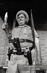 Mr. James Harvey, his version of an ideal sheriff. Coy, 1970. photo:©Bob Adelman, from the book DOWN HOME by Bob Adelman and Susan Hall.