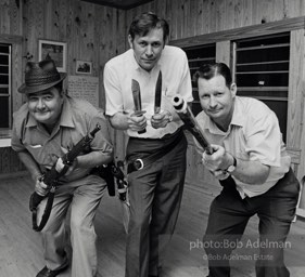 The Master Sergeant of the Coy Militia with his friends. Coy, 1970. photo:©Bob Adelman, from the book DOWN HOME by Bob Adelman and Susan Hall.