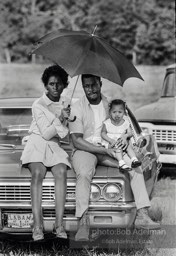 Mr. and Mrs. John Williams and their child. Miller's Ferry, 1970. photo:©Bob Adelman, from the book DOWN HOME by Bob Adelman and Susan Hall.