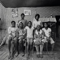 Mrs. Patti Lee Williams, her daughter, Liza Jane and her children. Alberta, 1970. photo:©Bob Adelman, from the book DOWN HOME by Bob Adelman and Susan Hall.