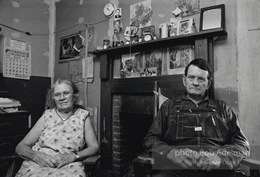 Mr. and Mrs. Lev Sheffield. Coy, 1965. photo:©Bob Adelman, from the book DOWN HOME by Bob Adelman and Susan Hall.