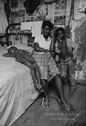 Mrs. Lucille Johnson and her children. Miller's Ferry, 1970. photo:©Bob Adelman, from the book DOWN HOME by Bob Adelman and Susan Hall.