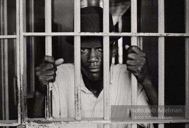 The Camden Jail. Camden, 1968. photo:©Bob Adelman, from the book DOWN HOME by Bob Adelman and Susan Hall.