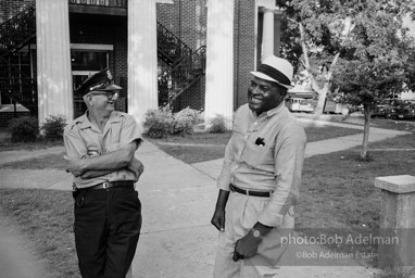 Officer L.C. Albritton and Toby Spencer. Canden, 1965. photo:©Bob Adelman, from the book DOWN HOME by Bob Adelman and Susan Hall.