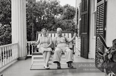Mr. and Mrs. Marsh Tait. Opossum Bend.1965 photo:©Bob Adelman, from the book DOWN HOME by Bob Adelman and Susan Hall.