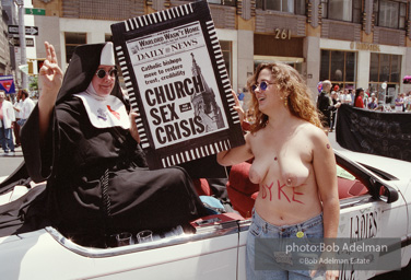 Gay Pride March. New York City, 1994 - Church Ladies for Choice