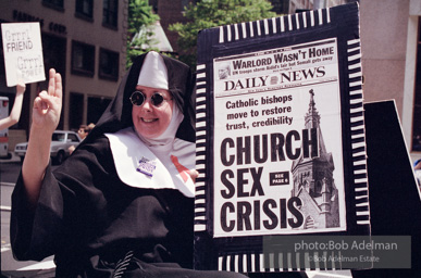 Gay Pride March. New York City, 1994 - Church Ladies for Choice