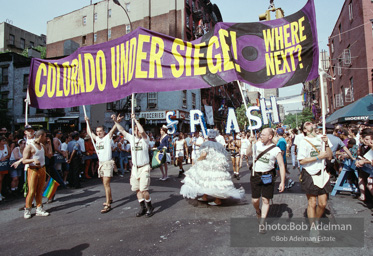 Gay Pride March. New York City, 1994