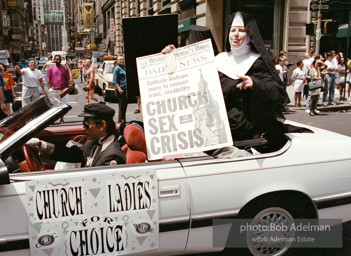 Gay Pride March. New York City, 1994 - Church Ladies for Choice