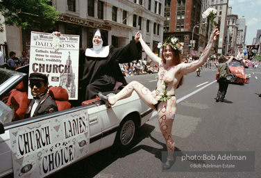 Gay Pride March. New York City, 1994 - Church Ladies for Choice