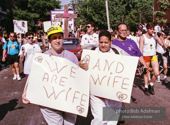 Gay Pride March. New York City, 1994