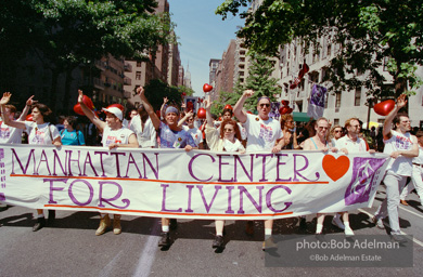 Gay Pride March. New York City, 1994 - Manhattan Center for Living