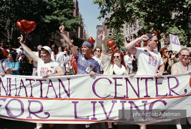 Gay Pride March. New York City, 1994 - Manhattan Center for Living