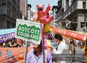 Gay Pride March. New York City, 1994