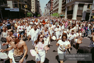 Gay Pride March. New York City, 1994