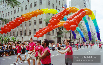 Gay Pride March. New York City, 1994