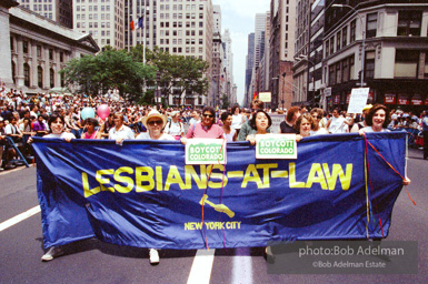 Gay Pride March. New York City, 1994 - Lesbians-at-Law