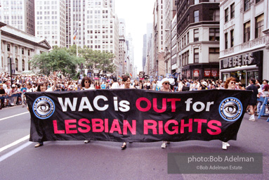 Gay Pride March. New York City, 1994