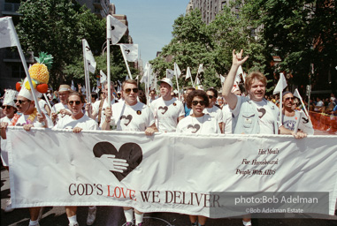Gay Pride March. New York City, 1994 - Hot Measls for Homebound People with AIDS