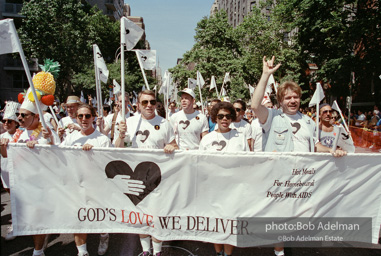 Gay Pride March. New York City, 1994 - Hot Measls for Homebound People with AIDS