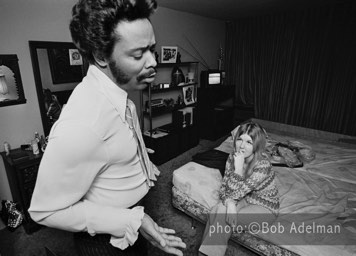 Silky and Lois at his apartment. - New York City, 1970. photo:©Bob Adelman. From the book Gentleman of Leisure by Susan Hall and Bob Adelman.