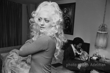 Sandy prepares to go out. New York City, 1970. photo:©Bob Adelman. From the book Gentleman of Leisure by Susan Hall and Bob Adelman.